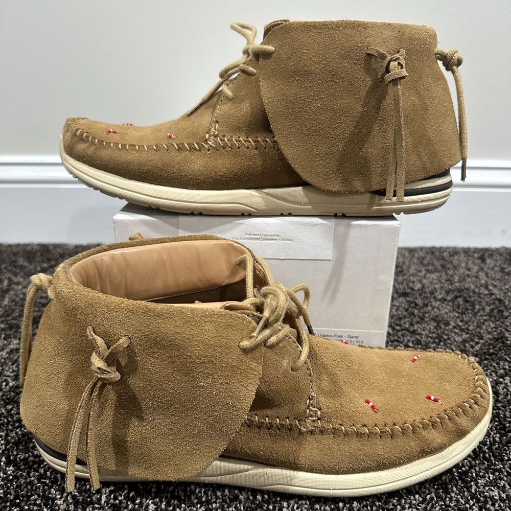 Visvim FBT Lhamo Folk Sand Sneaker